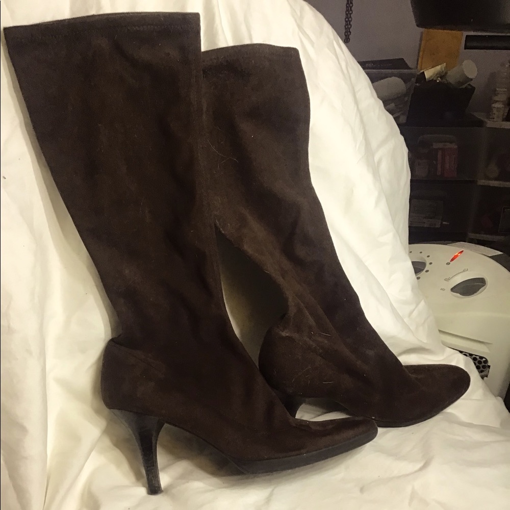 Knee high side boots size 10